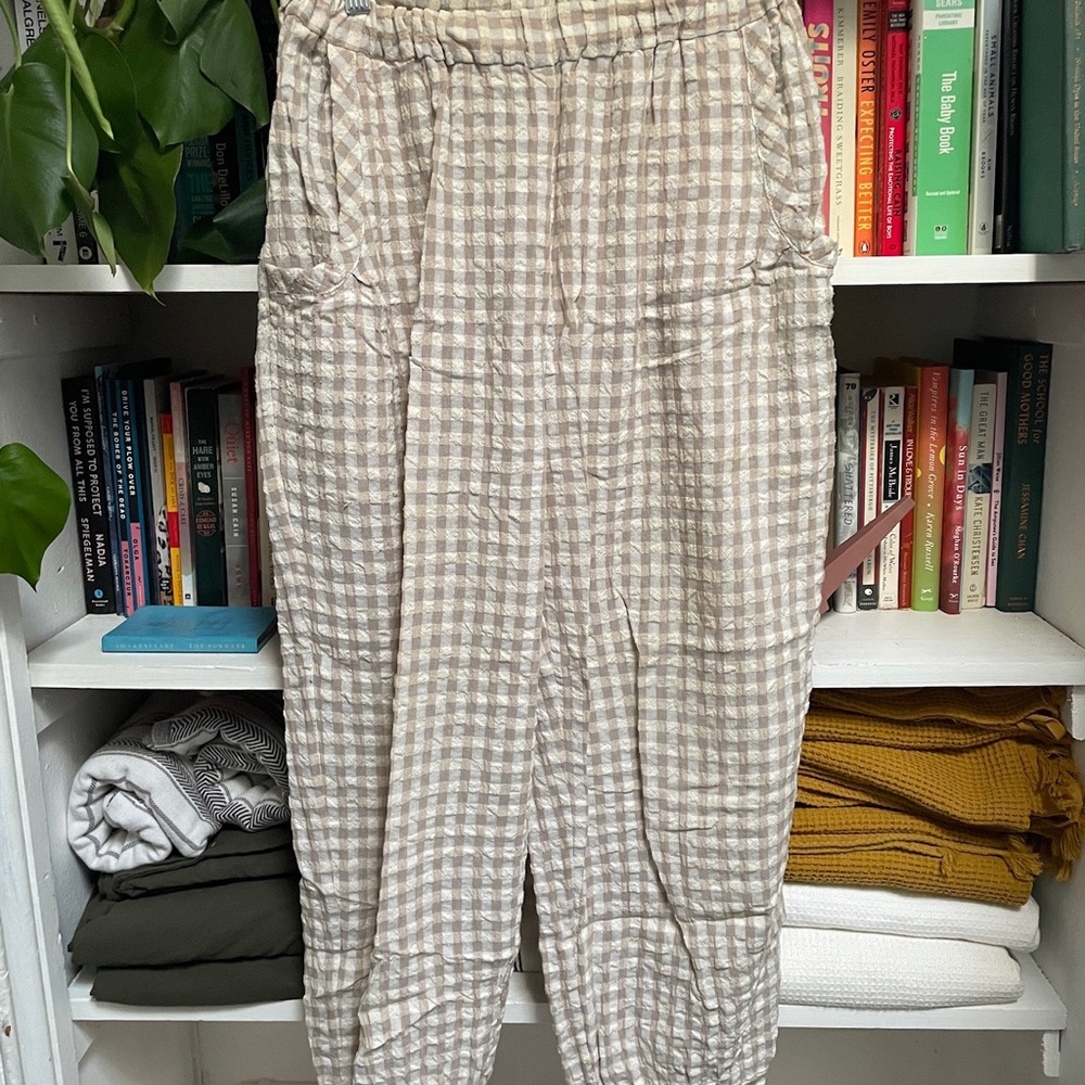 No.6 Store textured plaid pants